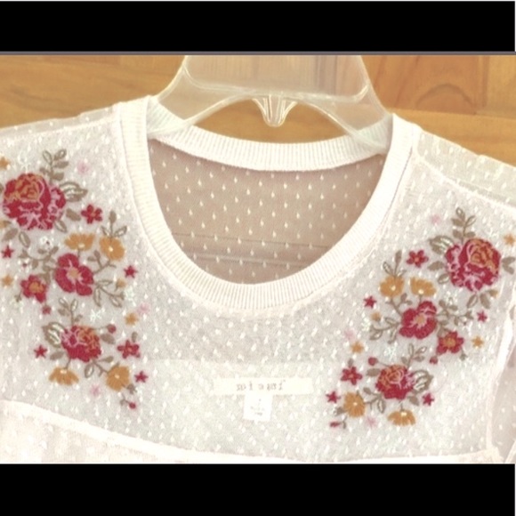 NWOT EMBROIDERED BOUTIQUE PRETTY IN PINK”  TOP - Picture 4 of 14